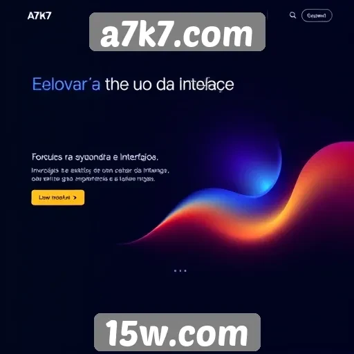 Evolução do design e interface do a7k7